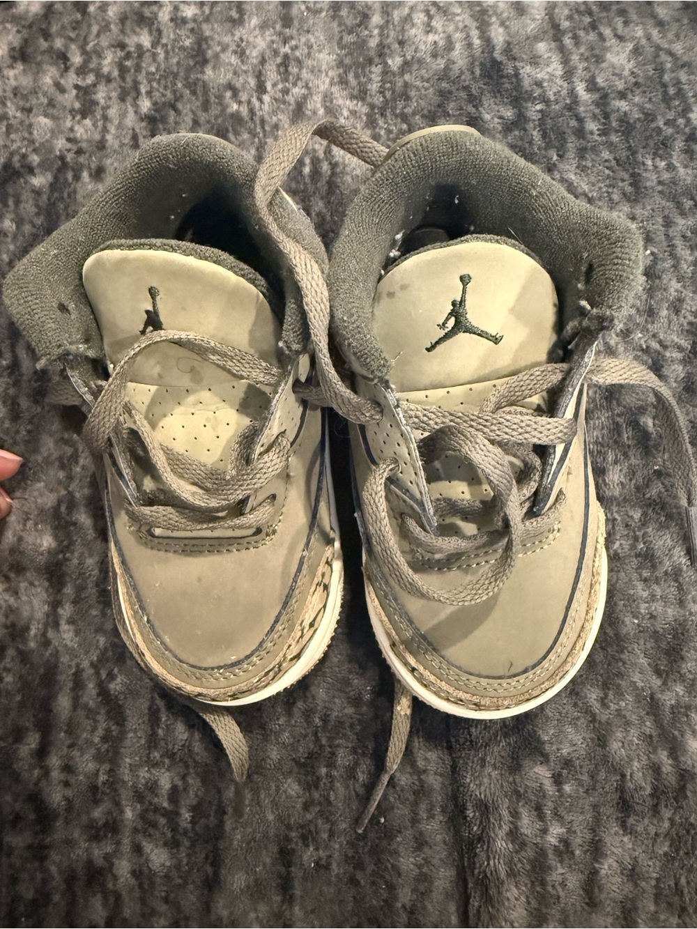 Jordan Kids Gray Jumpman Casual Sneakers
